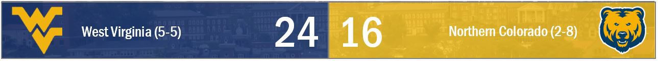 wvu unc score